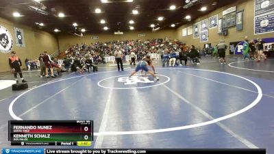 152 lbs Quarterfinal - Kenneth Schalz, Dos Palos vs Fernando Nunez, Santa Ynez