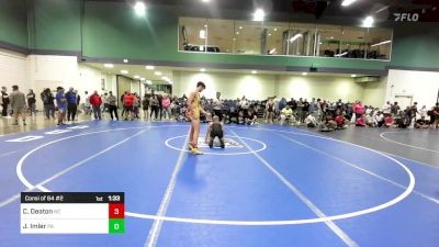 150 lbs Consi Of 64 #2 - Caleb Deaton, NC vs Jayden Imler, PA