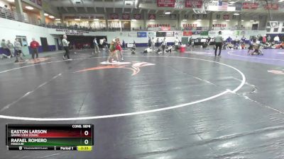 157 lbs Cons. Semi - Rafael Romero, Missouri vs Easton Larson, Grand View (Iowa)