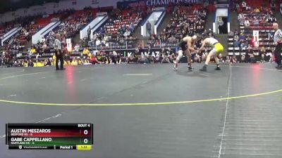 150 lbs Quarterfinals (8 Team) - Austin Meszaros, Bedford HS vs Gabe Cappellano, Hartland HS