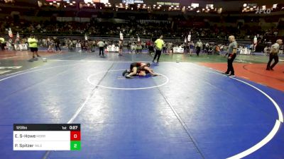 120 lbs Round Of 32 - Ethan Smolinski-Howe, Morris Hills Jr Knights vs Paul Spitzer, Yale Street