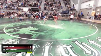 97 lbs Semifinal - Marie Sharp, NJ vs Dilynn Albrecht, WI