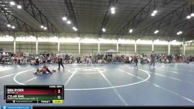 106 lbs Semis & 1st Wrestleback (8 Team) - Ben Ryser, Big Cat vs Cylar Bail, Middleton Wrestling Club