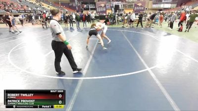 126 lbs Cons. Round 2 - Robert Twilley, Florida vs Patrick Provost, Zumwalt Wrestling Club