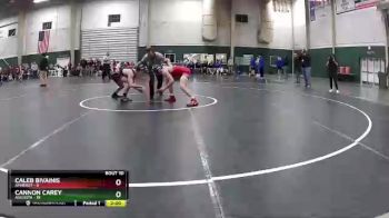 132 lbs Round 2 (16 Team) - Caleb Bivainis, Amherst vs Cannon Carey, Augusta