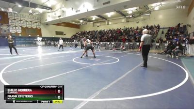 215 lbs Cons. Round 4 - Frank Emeterio, Walnut vs Emilio Herrera, Glendora