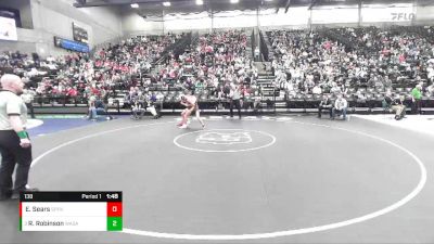 138 lbs Semifinal - Ryder Robinson, Wasatch vs Edward Sears, Spanish Fork