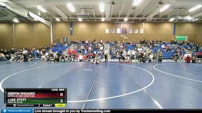 112 lbs Cons. Semi - Luke Stott, Sons Of Atlas vs Griffin Rhoades, Uintah Jr High Wrestling