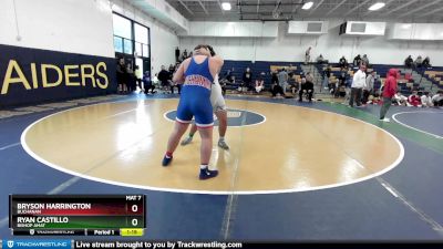 285 lbs Quarterfinal - Bryson Harrington, Buchanan vs Ryan Castillo, Bishop Amat