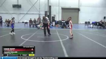 56 lbs Finals (2 Team) - Chase Warm, Warhawks Red vs Mason Mallari, Xtreme Team