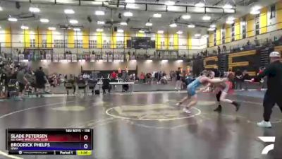 138 lbs Cons. Round 3 - Slade Petersen, Big Game Wrestling Club vs Brodrick Phelps, Iowa