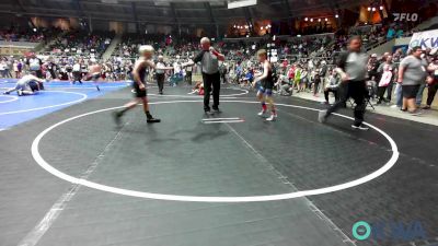 85 lbs Consolation - Tyler Howell, R.a.w. vs Mac Boso, Choctaw Ironman Youth Wrestling