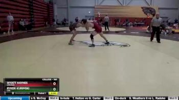 165 lbs Semifinal - Wyatt Haynes, Chicago vs Ryker Kurimski, Coe