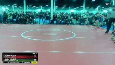 72 lbs Round 2 (10 Team) - John Wasko, Finger Lakes Elite vs James Dolci, Fair Lawn Cutters