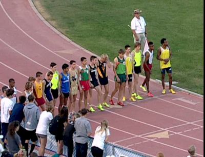 Runner Falls in 1500 at Mt SAC