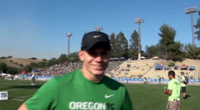 Jesse Williams jumping high without technique at Mt SAC Relays