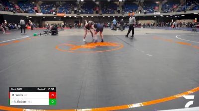 135 lbs Cons. Round 4 - Aubrey Raban, Freeburg vs Maddie Wells, St. Joseph Ogden