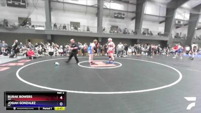 285 lbs Champ. Round 1 - Burak Bowers, WA vs Josiah Gonzalez, MT