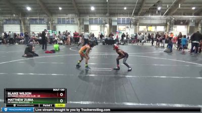 56 lbs Round 4 - Blaike Wilson, Outsiders Wrestling Club vs Matthew Zubia, Peterson Grapplers