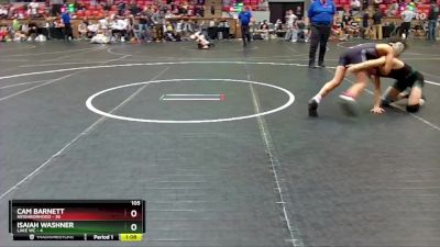 105 lbs Round 2 (4 Team) - Cam Barnett, Neighborhood vs Isaiah Washner, Lake WC