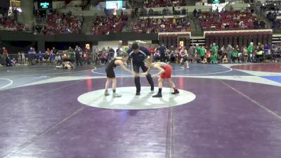 81 lbs Cons. Round 2 - Hunter King, Kalispell Wrestling Club vs Liam Krings, Conrad Wrestling Club