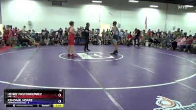 187 lbs Round 1 (16 Team) - Henry Pasterkiewicz, Ohio vs Kendahl Hoare, Pennsylvania Red