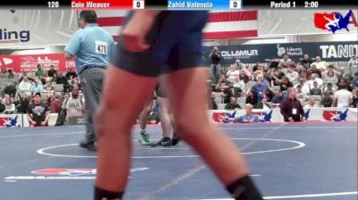 126 F, Zahid Valencia vs. Cole Weaver