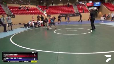 132 lbs 1st Place Match - Cash Hatfield, IA vs Christian St. Clair, OH