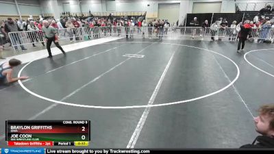 150 lbs Cons. Round 5 - Braylon Griffiths, Iowa vs Joe Coon, 505 Wrestling Club