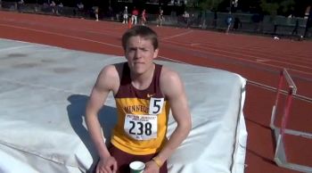 Nick hutton of Minnestota kicks to finish at 2013 Payton Jordan Invite