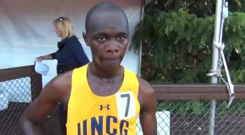 Paul Katam of UNCG gets win in 5k section 3 at 2013 Payton Jordan Invite