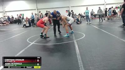 210 lbs Round 2 (8 Team) - Chritsian Steihler, PA Alliance vs Aiden McDonald, Headhunters