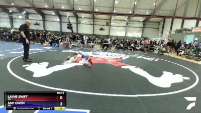 106 lbs Champ. Round 2 - Layne Swift, WA vs Sam Owen, WA