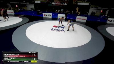 165 lbs Semifinal - Eric Cortez, California vs Munther Saleh, Rodriguez High School Wrestling