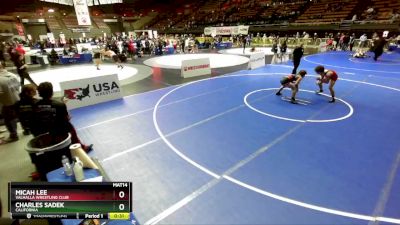 126 lbs Cons. Round 4 - Charles Sadek, California vs Micah Lee, Valhalla Wrestling Club