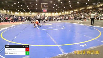 83 lbs Quarterfinal - JJ Greene, Dethrone vs Donjay Gamez-Booker, Pride Wrestling