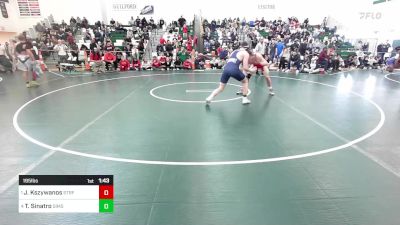 195 lbs Semifinal - Jake Kszywanos, Stratford vs Tyler Sinatro, Simsbury