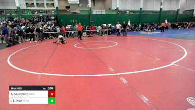 152 lbs Consi Of 16 #2 - Anthony Muscolino, Yorktown vs Eric Wolf, Farmingdale