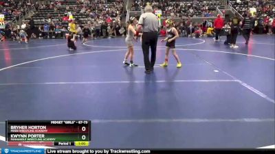 67-73 lbs Round 4 - Kwynn Porter, Panhandle Wrestling Academy vs Bryher Horton, Moen Wrestling Academy