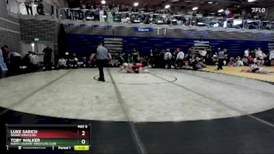 170/182 Semifinal - Luke Sarich, Weiser Wrestling vs Toby Walker, North Country Wrestling Club