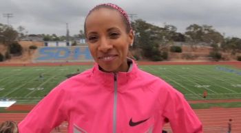 Lea Wallace after first ever outdoor mile at ReRUN 2013