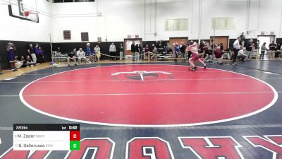 220 lbs Consi Of 8 #1 - Michael Zapor, New Britain vs Brendan Dellorusso, Staples