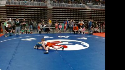 53 lbs Champ. Round 1 - Michael Turner, Green River Grapplers vs Bodan Horner, Natrona Colts Wrestling Club