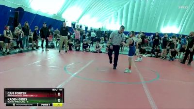 64 lbs Round 3 (8 Team) - Cam Porter, Neighborhood Wrestling vs Kaden Gibbs, Rogue Wrestling