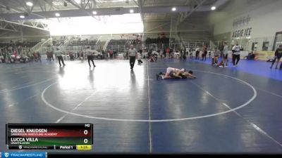 110 lbs Quarterfinal - Diesel Knudsen, Sanderson Wrestling Academy vs Lucca Villa, Unaffiliated