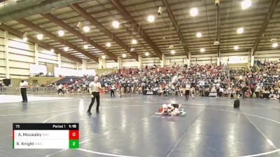 75 lbs Champ. Round 1 - Archer Mccauley, Delta Wrestling Club vs River Knight, Wasatch Wrestling Club