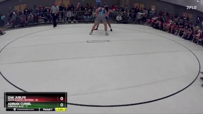 218 lbs Round 1 (8 Team) - Zak Juelfs, South Dakota Lightning vs Adrian Curiel, Nebraska Blue