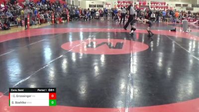 52 lbs Cons. Semi - Cameron Grossinger, No Nonsense vs Gavin Boehlke, No Nonsense Wrestling