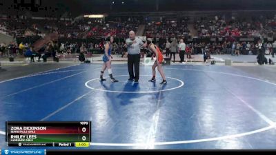 107G Cons. Round 3 - Rhiley Lees, LaGrande Girls vs Zora Dickinson, Idaho Falls Girls