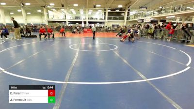 91 lbs Consi Of 8 #1 - Cameron Parent, Tewksbury vs Jack Perreault, Burlington